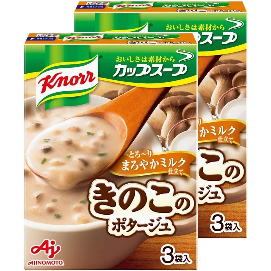 

Ajinomoto Knoor Instant Cream Soup Sup Krim Instant Jepang isi 3 Pcs