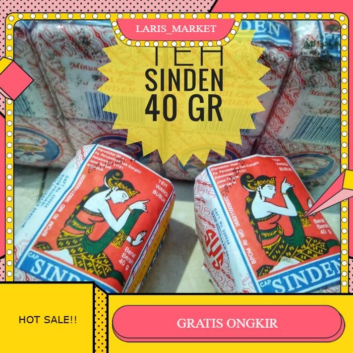 

【LARISS_M】BIG SALE!!! Teh melati cap sinden 40 gram