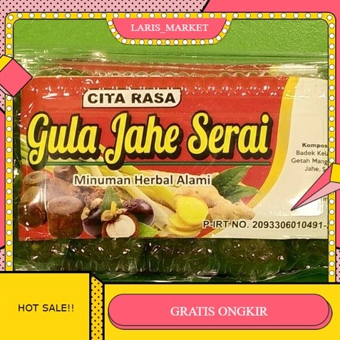 

【LARIS_M】BIG SALE!!! GULA JAHE PURWOREJO CITARASA SERAI