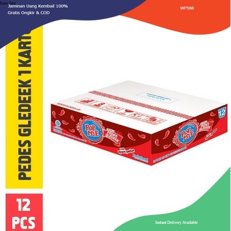 

POP MIE GORENG PEDES GLEDEK 1 DUS ISI 12 CUP