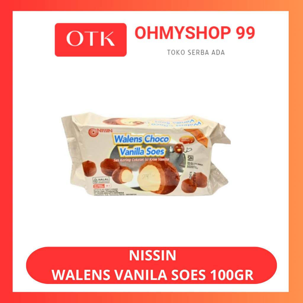 

NISSIN Wallens Vanila Soes Biskuit 100gr