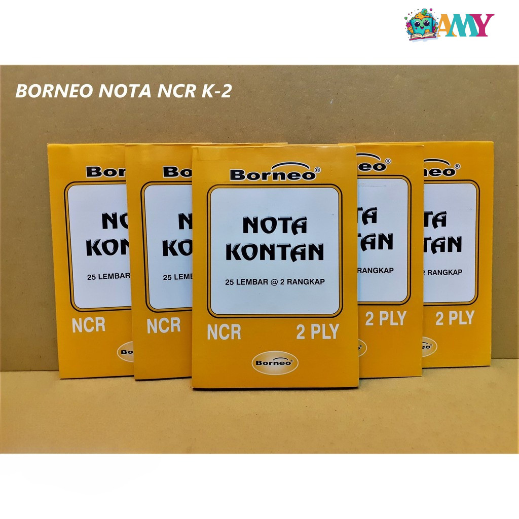 

BORNEO NOTA NCR K-2 (PACK) AMY STASIONARY