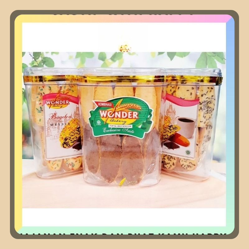 

Bagelen Besar Wonder - Oleh Oleh Khas Salatiga / Roti Kering Bagelan Ori Manis / Kelapa / Messes / Cokelat / Garlic / Keju