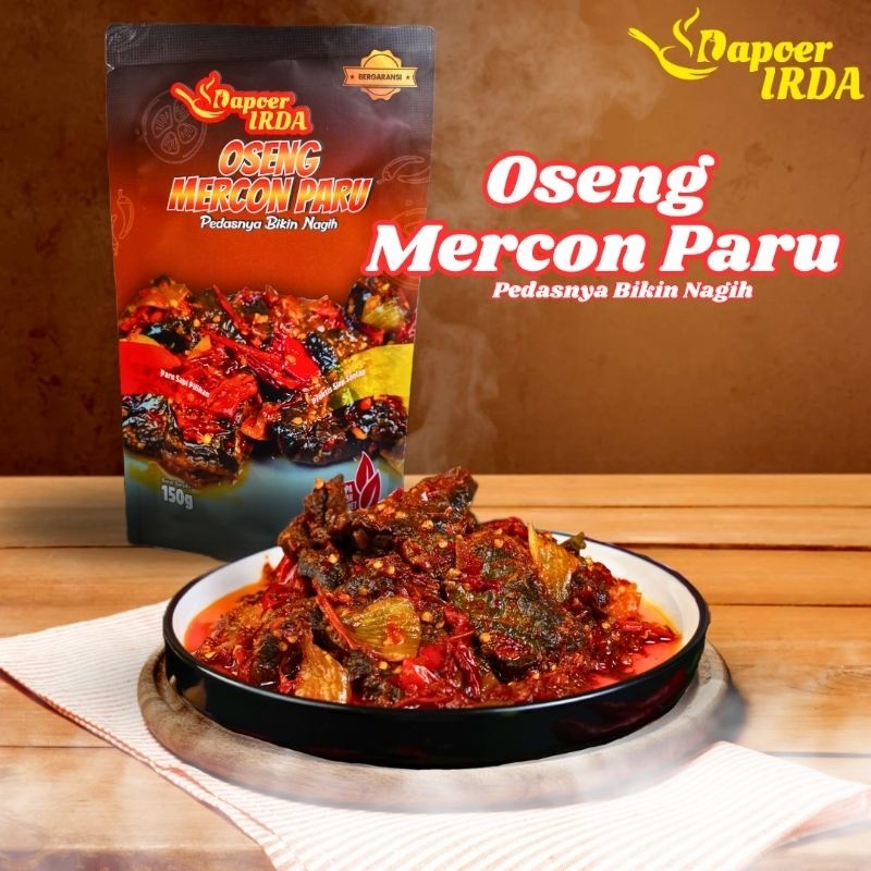 

NEW Dapoer Irda Oseng Mercon Paru 150grm PREMIUM
