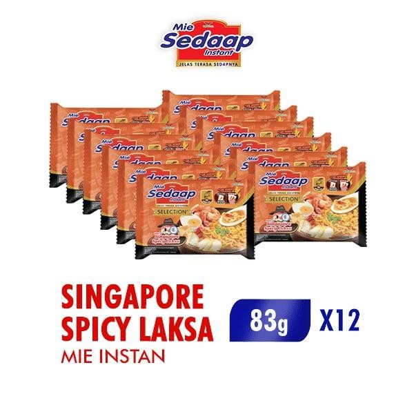

Mumpung Murah Sedaap Mie Instan Singapore Spicy Laksa 83 gr x 12 pcs