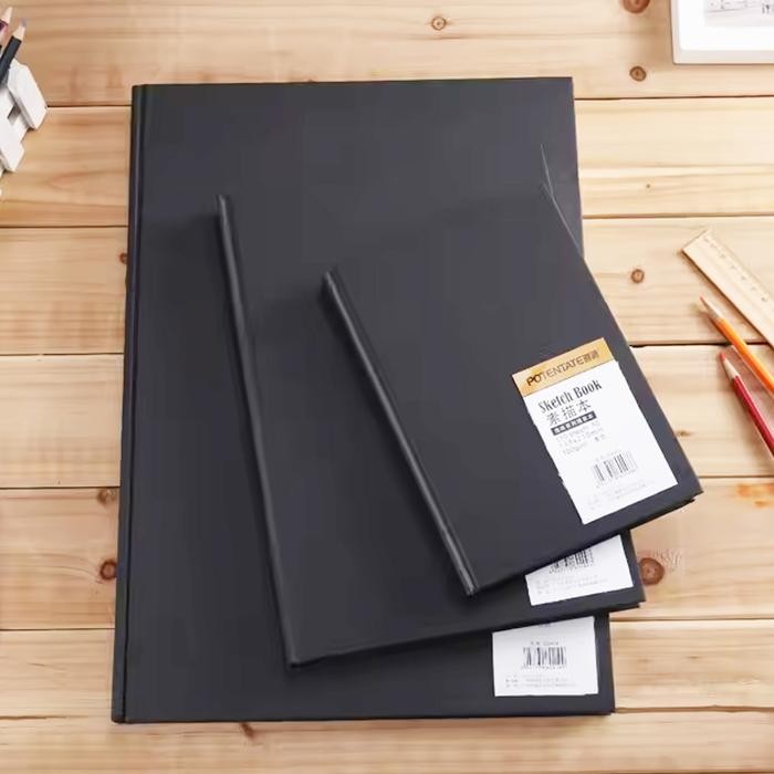 

TERLARIS! Potentate Sketchbook A5 Hard Cover Stitch Bound Buku Sketsa - A5-14.8 x 21cm