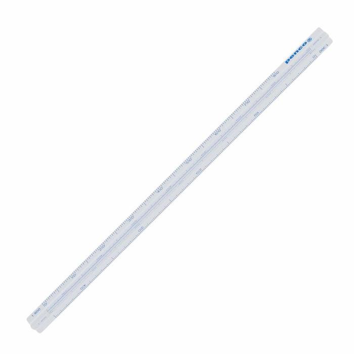 

COD HighTide Penco Drafting Scale Ruler Triangular 15cm Penggaris Metal - Silver