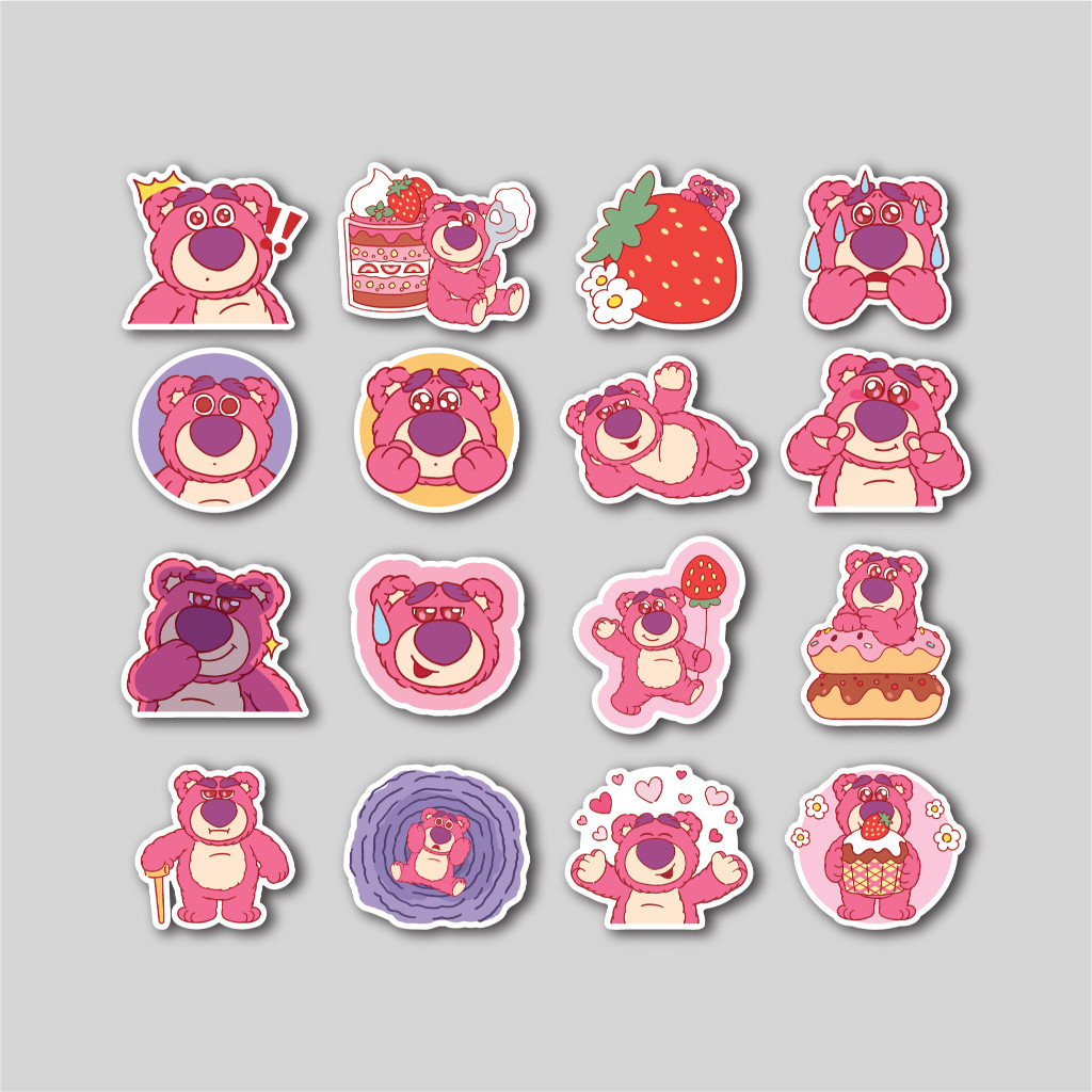 

Sticker Pack Lotso Strawberry Sweet | Sticker Tumbler | Stiker Laptop Koper Helm