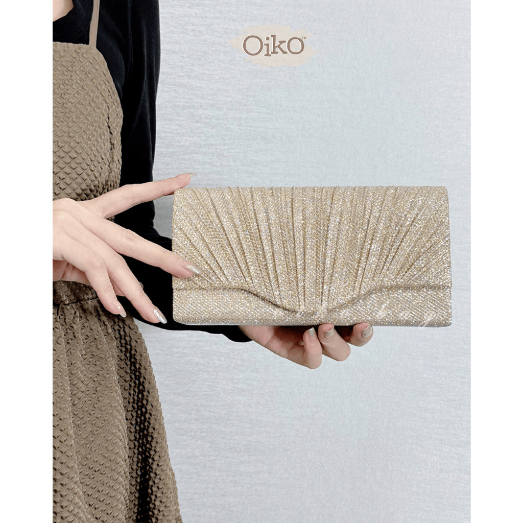 TAS PESTA OIKO ELVINA CLUTCH / TAS PESTA WANITA IMPORT / TAS KONDANGAN