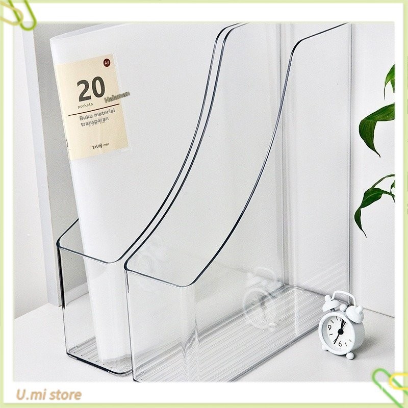 

【U.mi store】File Box Folder Storage Elegan Tempat Penyimpanan Dokumen Kantor/Standing File F4