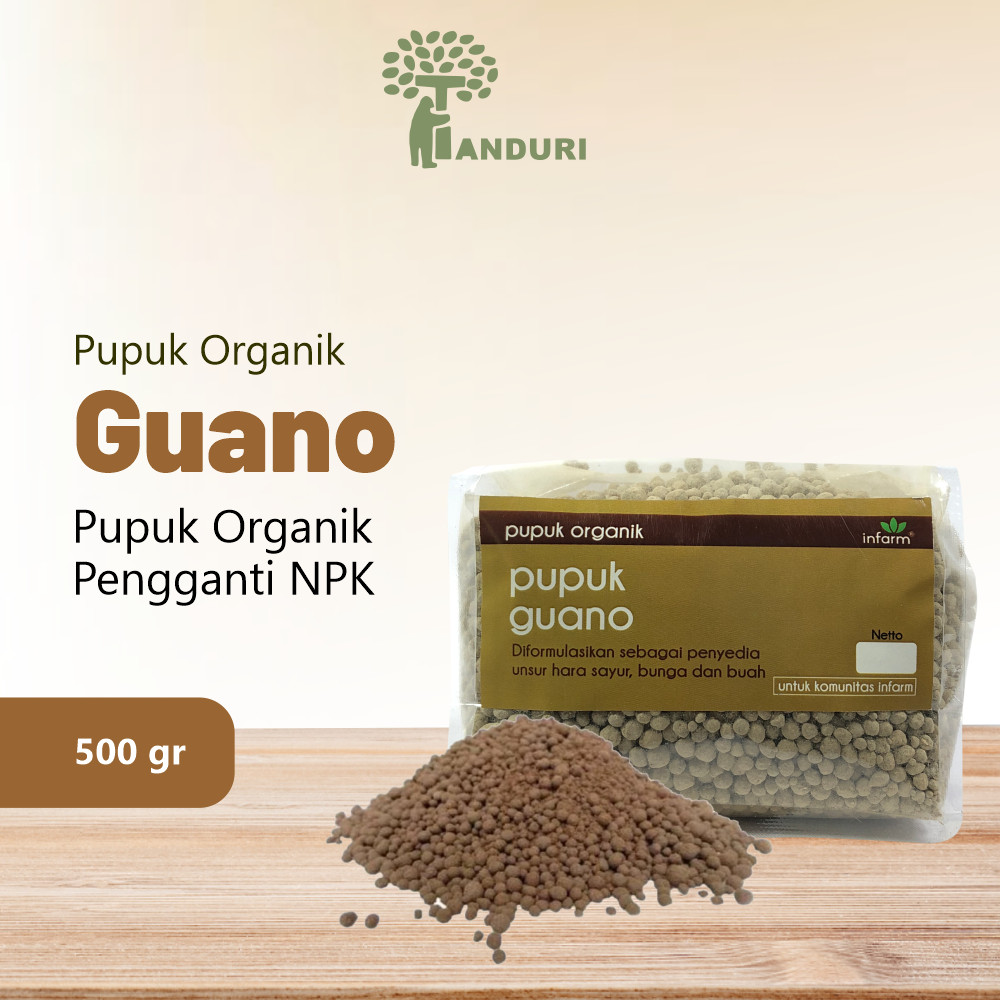 TANDURI - Pupuk Organik Guano 100 gram 250 gram 500 gram Berbagai Ukuran Pupuk Penyubur Tanah Organi