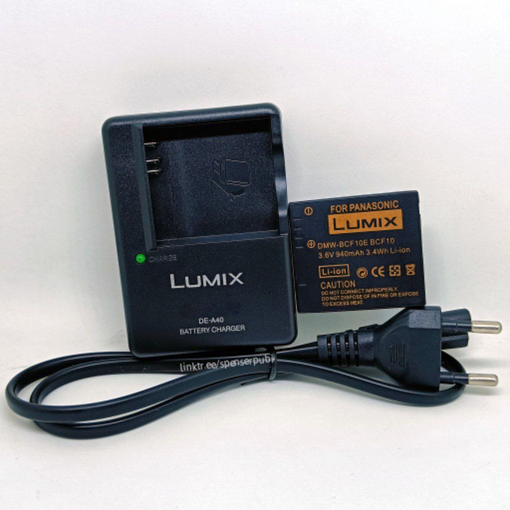 Charger Baterai Lumix DMW-BCF10 DE-A40 DE-A12 DE-A65 BCF10E BCK7 BCK7E BCE10 BCG10E CGA-S005 CGA-S10