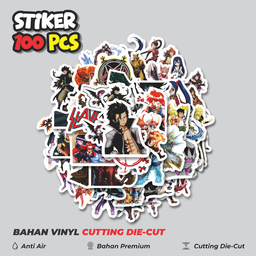 

Terbaru! 50 pcs Sticker Anime Slayers Dekorasi Lucu Kreatif untuk Notebook, Skateboard, HP