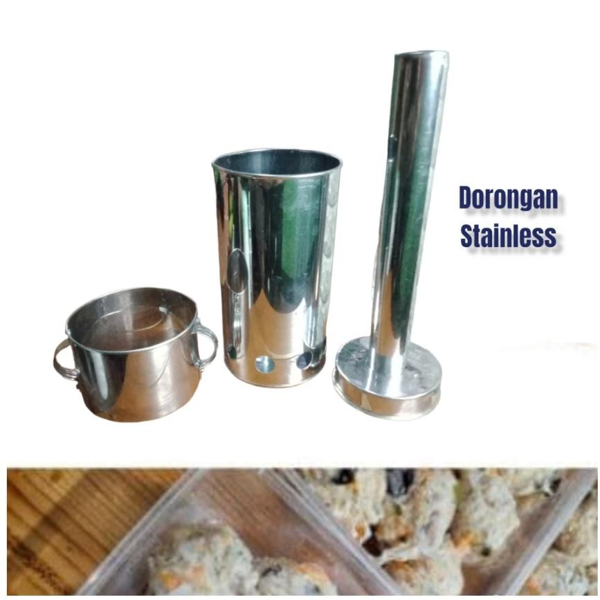 Cetakan pentol bakso pentol cilok 8 lubang bahan stainless