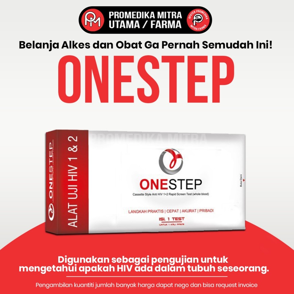 Onestep Alat Tes HIV | Alat Test Diagnosa | Cek Kesehatan Uji AIDS One Step | Alat Tes HIV Pribadi