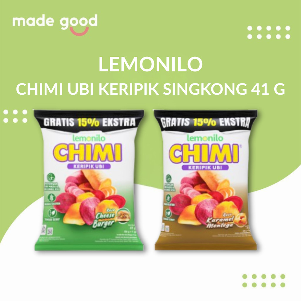 

Lemonilo Chimi Ubi Snack Keripik Halal No Msg Bebas Gluten 41gr