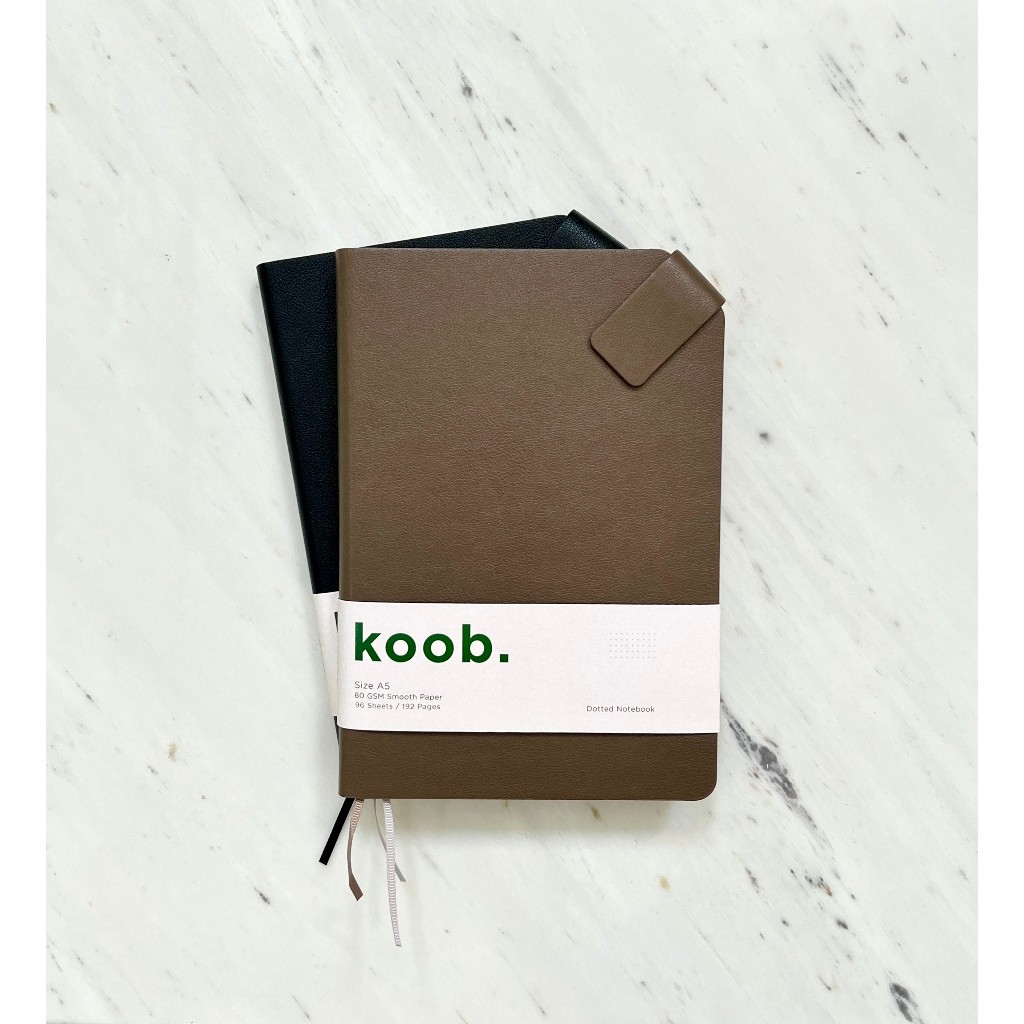 

A536 Koob. Hardcover Notebook dengan Penutup Magnet A5 Buku Tulis Titik / Dotted Agenda Jurnal Diary