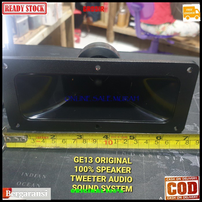 G13 Speaker twiter sound system COBRA PIEZO horn corong super mini pasif Tweeter Mobil motor treble 