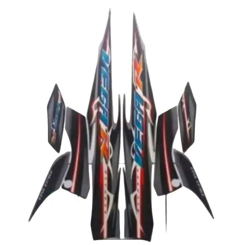 Stiker Striping Motor Yamaha Vega R Silver Abu Full Body 2007 Baru Motorcycle striping vega r lama