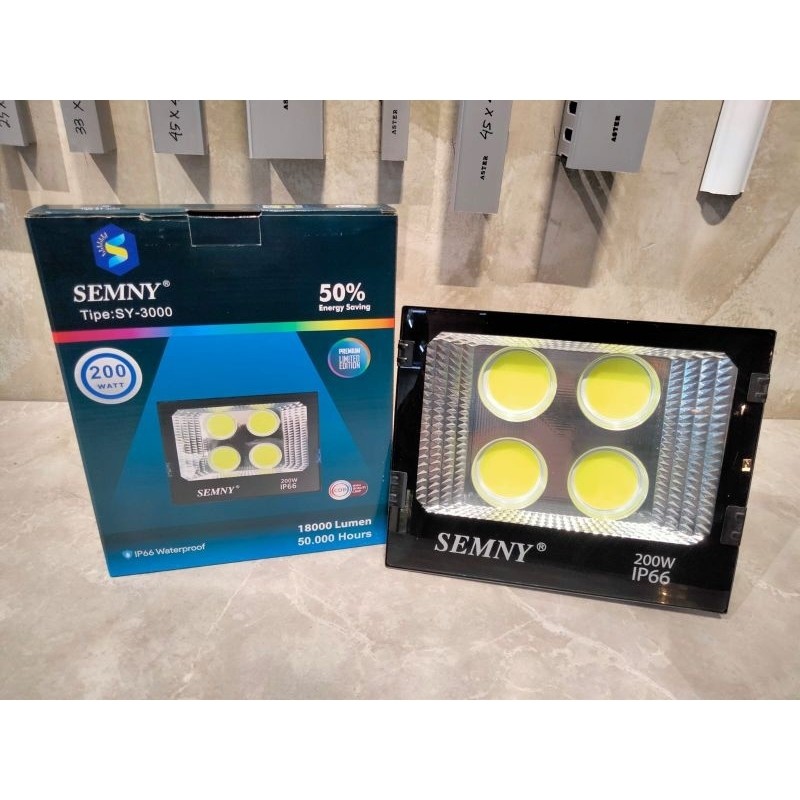 Semny Lampu/Kap Sorot Led Cob SY-3000 50W 100W 200W 300W 400W Floodlight 50watt 100watt 200watt 300w
