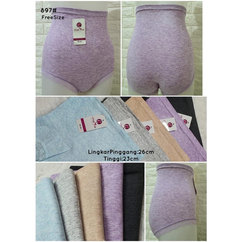 CD 897 Rajut Tinggi Semi Korset