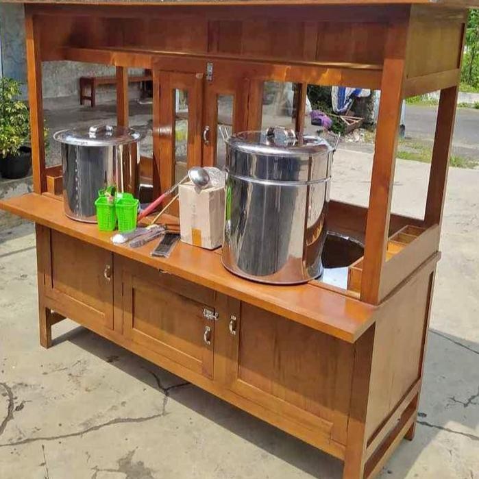 gerobak mie ayam bakso komplit