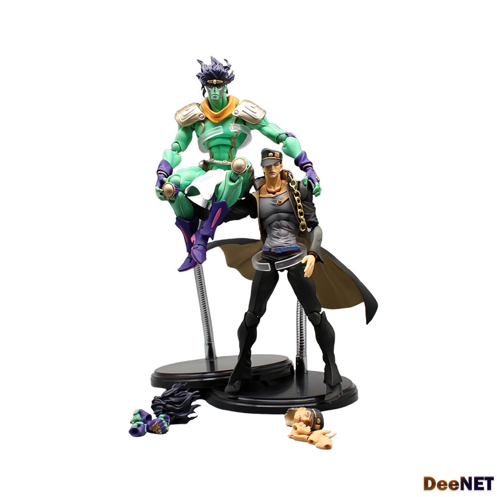 JoJo's Bizzare Adventure Artikulasi Jotaro Kujo Star Platinum 25cm Action Figure