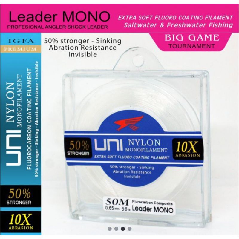 Senar Leader MONO UNI Falcon 50 Meter