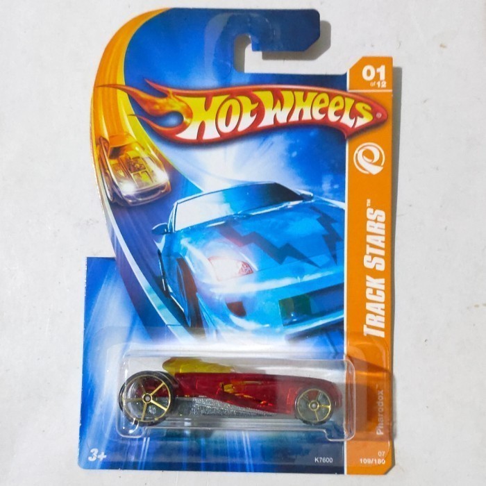 Hotwheels Pharodox Pharadox merah kuning transparan 2007 Track Stars HW