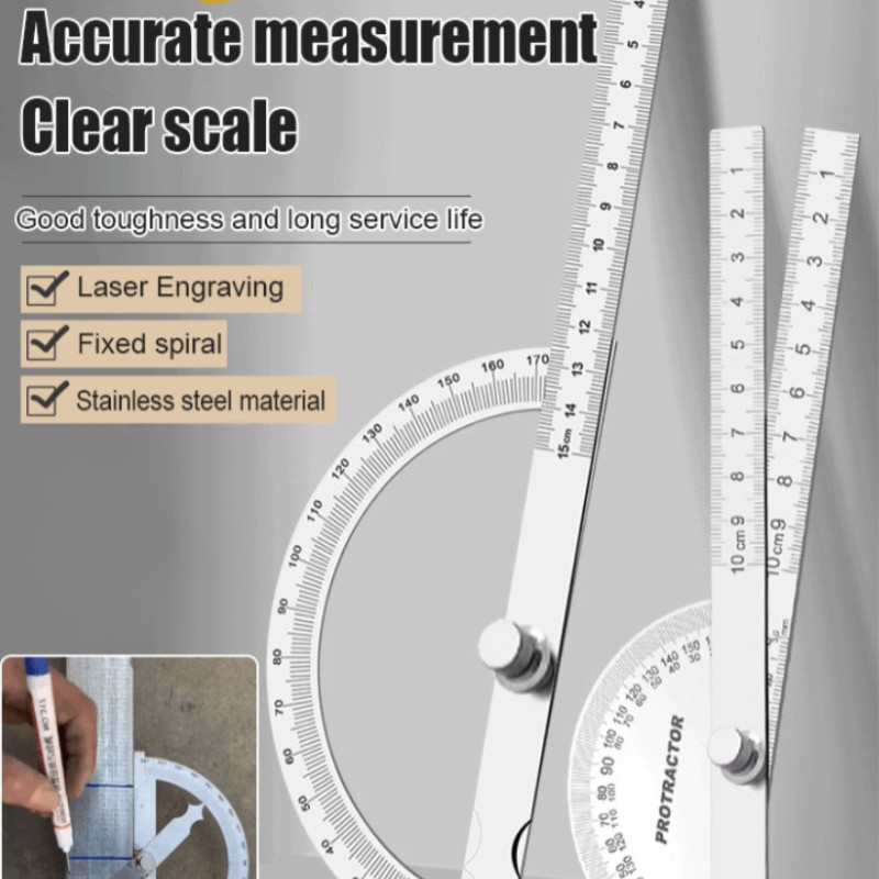Angle Measuring Tools Angle Comfortable Hand Feeling Semicircular Percentage Gauge Angle Meter