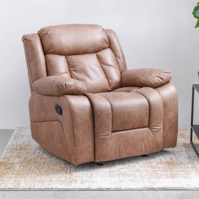 Sofa Recliner 1 Seater INFORMA Sofa Ruang Tamu Recliner Premium