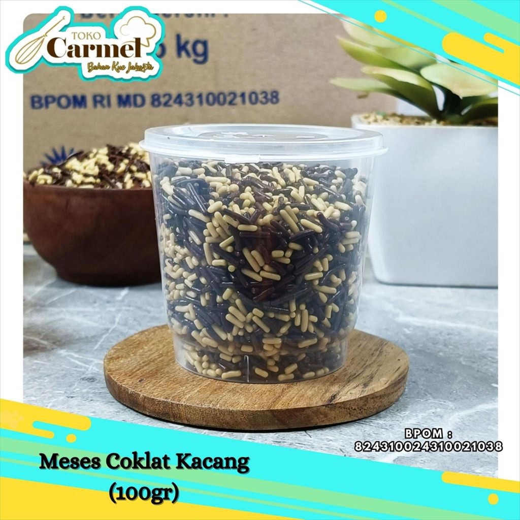 

Meses Coklat Kacang 100gr - Meises Mix Duo Peanut