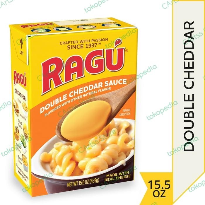 

Ragu Double Cheddar Sauce, Made with Real Cheese-15.5 oz/439gr