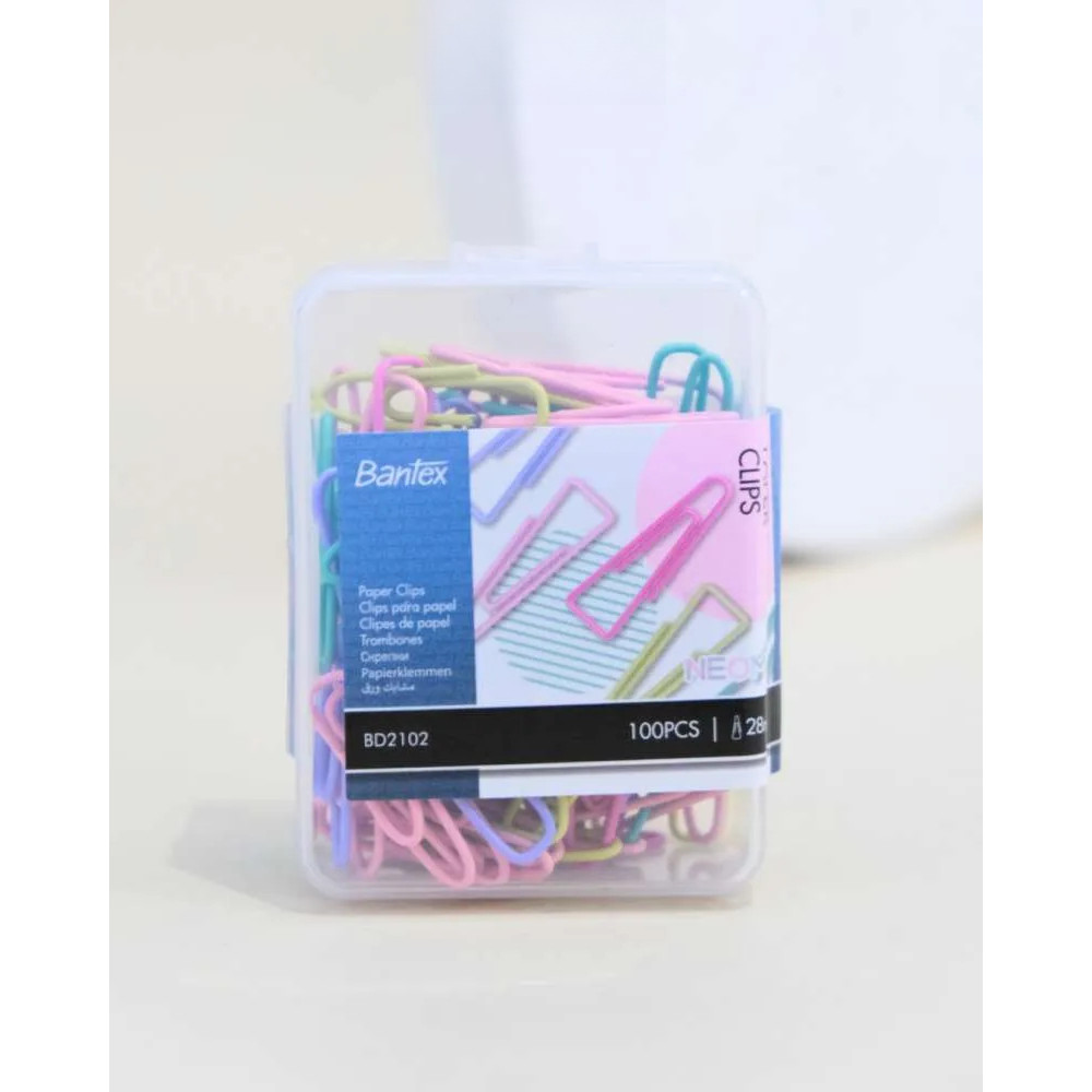 

Bantex Paper Clip / Klip Penjepit Kertas Warna Warni BD2102/BD2104