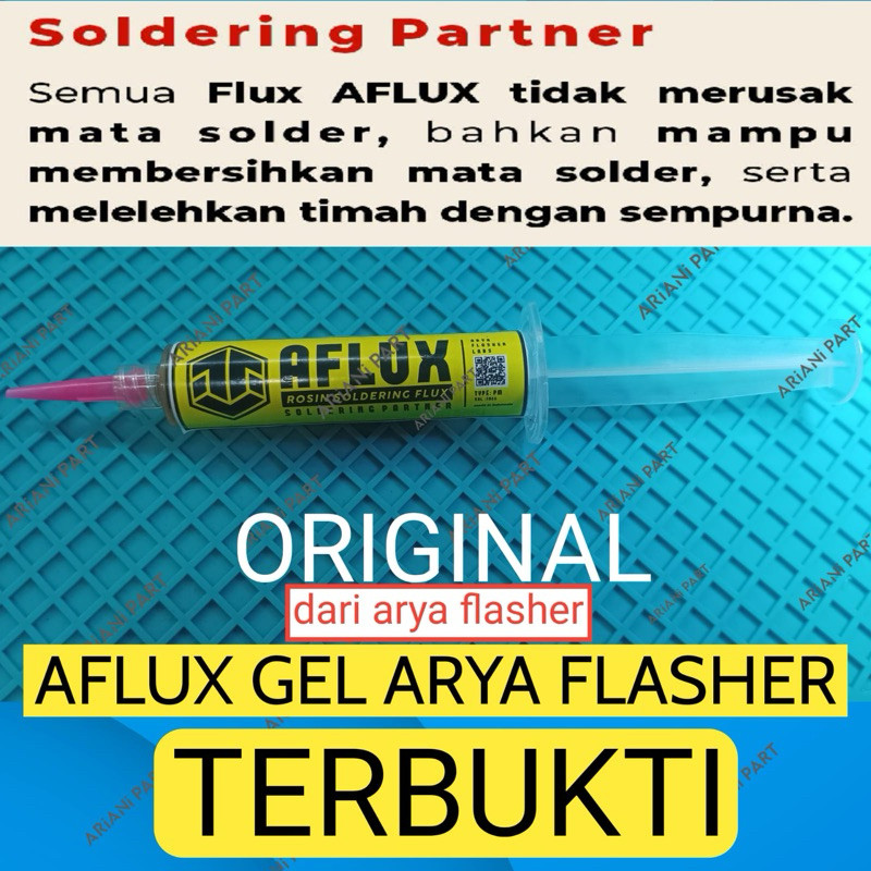 FLUX AFLUX ARYA FLASHER GEL KEMASAN SUNTIK ORIGINAL