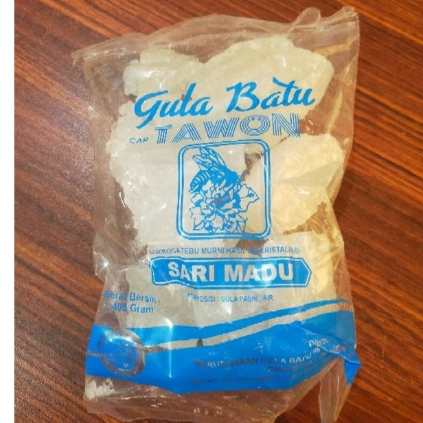 

Gula Batu Cap Tawon 500 Gram - Gula Batu Kristal - Gula Batu Putih