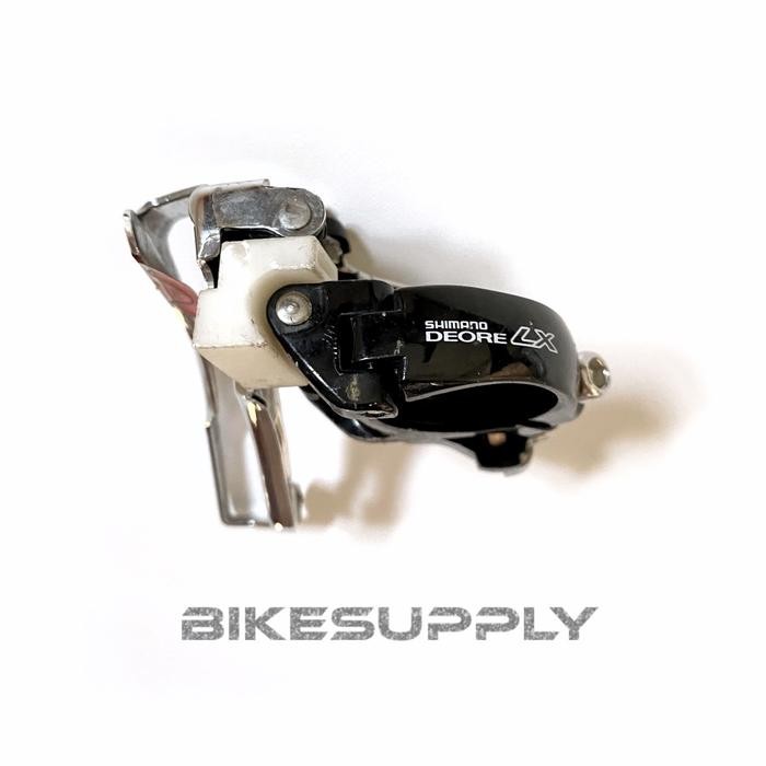 ￼Front Derailleur FD Sepeda Merk Shimano Deore LX Tarikan Atas Made in Japan Via Diameter Clamp 31.8