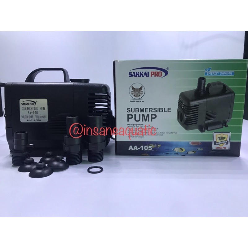 mesin pompa aquarium kolam SAKKAI PRO AA-105