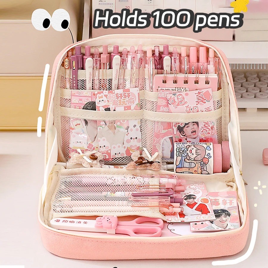 

CTK031 [DOTDING] Kotak Pensil 8 Lapis - Tempat Pensil Anak Perempuan Kapasitas Besar, Bisa Dibuka 90