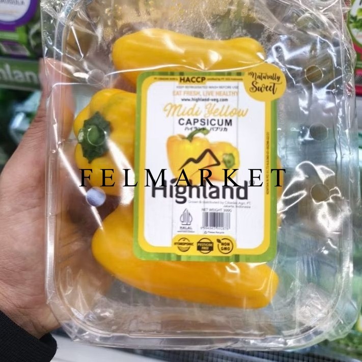 

Highland Mid Yellow Capcisum Naturally Sweet 300 gr