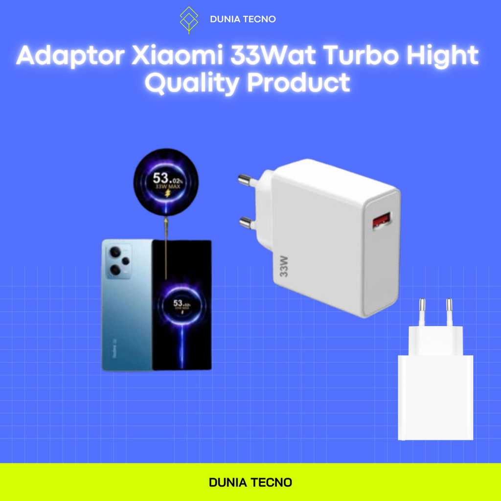 Charger Casan Xiaomi 33W Original TURBO Charger