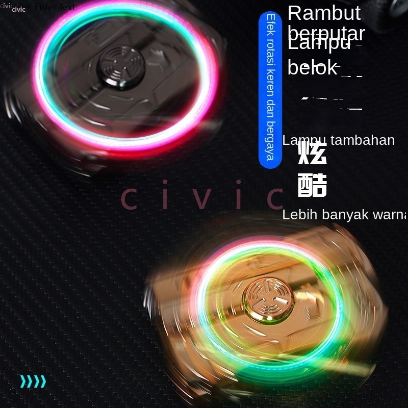 Korek Api Lipat Gyro Baru Yang Keren, Ujung Jari Anti Angin, Kesenangan Kreatif, Sq-1123 Pelepas