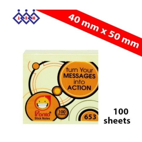 

Sticky Notes Pronto 653 (per Pad) +vv Best Seller