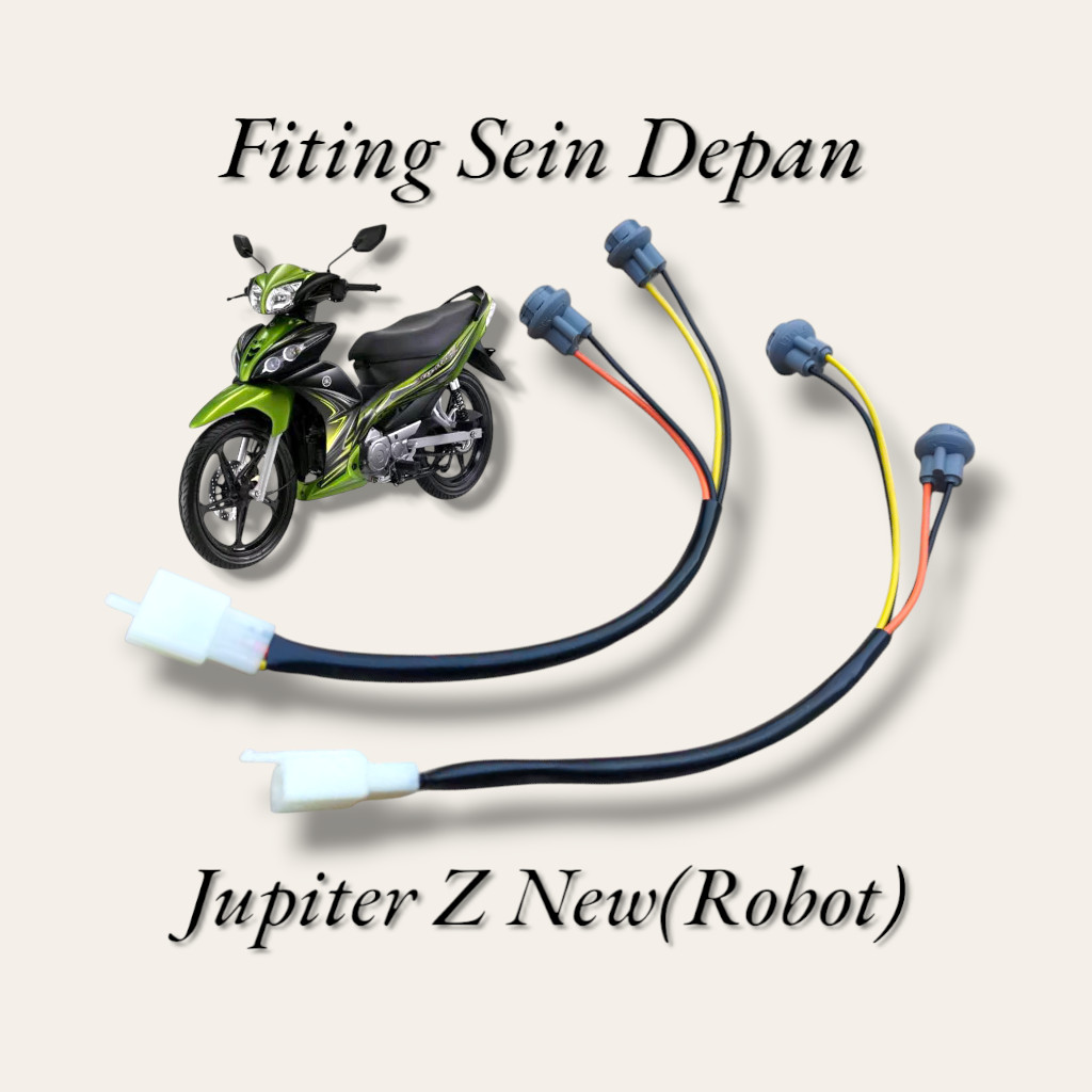 kabel piting lampu sein senja depan yamaha jupiter z new robot piting sein kiri kanan