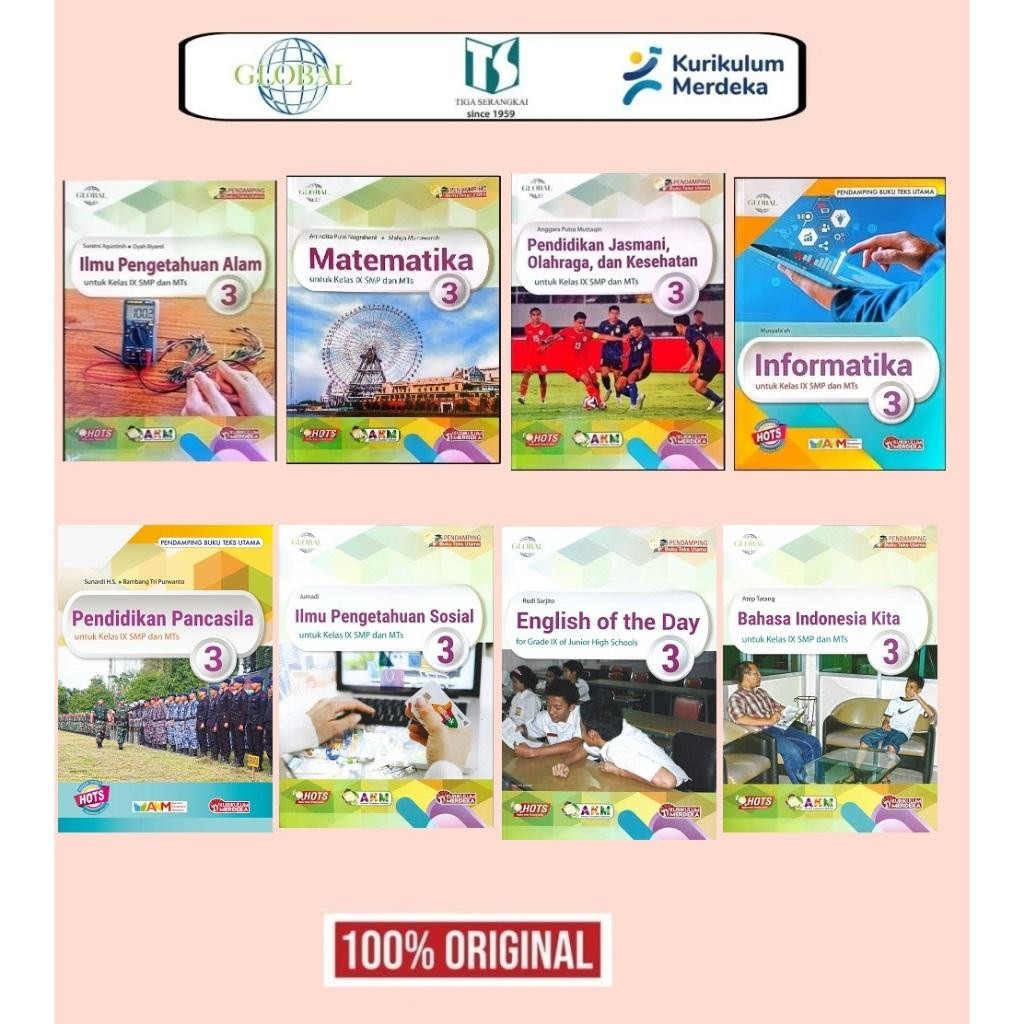 Buku Global Kelas 9 SMP Kurikulum Merdeka Tiga Serangkai
