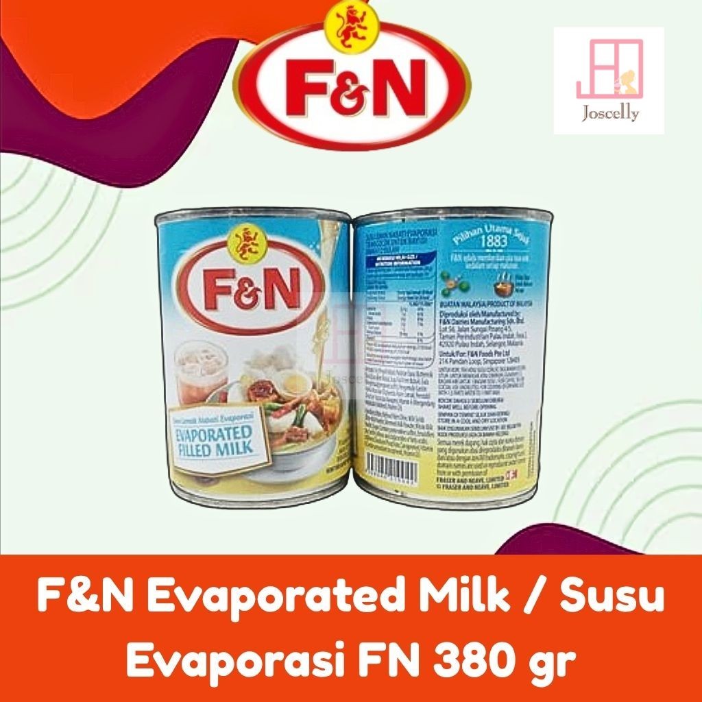 

JOSCELLY.ID F&N Evaporated Milk / Susu Evaporasi FN 380 gr