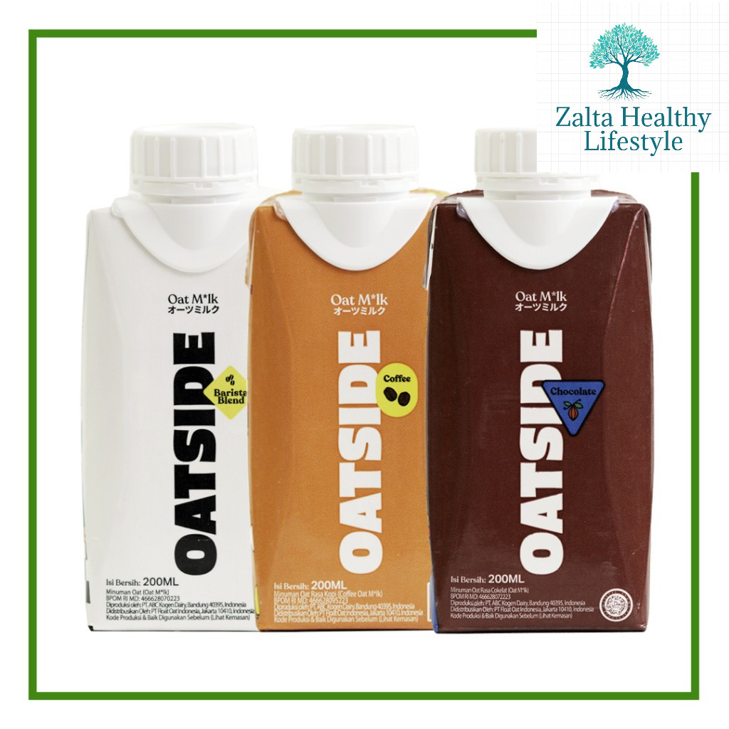 

ORGANIK - Susu Oat/ Oatside Oat Milk With Caps ( TUTUP ) 200ml - SD2