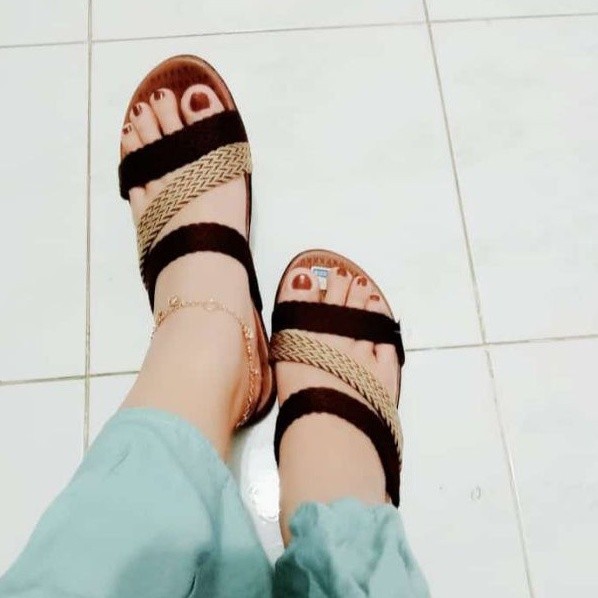 [PREMIUM ORIGINAL] Sandal Wanita Turki Model Slempang | Sandal Wanita Adesa Terbaru Murah Berkualita