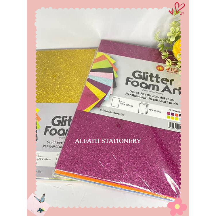 

Eva Foam Art / Foam Kerajinan Tangan Vis-1 Warna Glitter 30x20cm