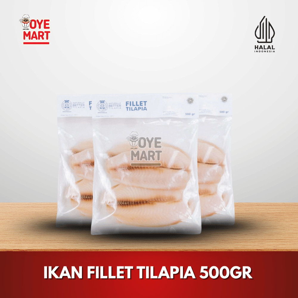 

IKAN FILLET TILAPIA 500GR IKAN TILAPIA BEKU